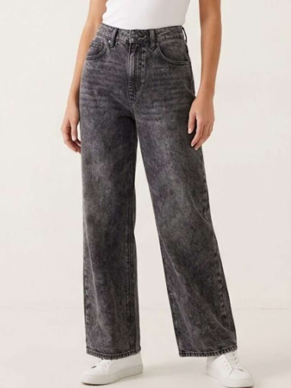 ReWash Wide Leg Super High Rise Jeans Size 9 29 Blue Denim Retro Y2K 90s Grunge